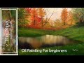Oil painting for beginners | How to paint an Autumn Landscape using oil paints