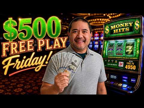 Tournament Free Play, Part 5 of 6! $500 into 3-Reel Slots at the Palms casino in Las Vegas!