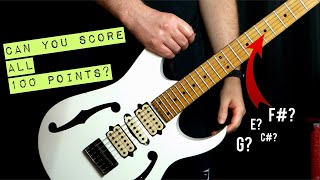 Guitar Challenge #1 - BEGINNER FRETBOARD MEMORISATION GAME