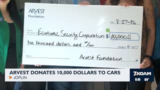 Arvest donates 10 000 to CARS