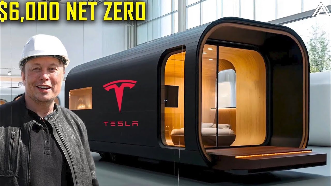 Elon Musk Revealed $6,234 Net Zero Tesla Tiny Home For The Market.Everything You Need To Know HERE