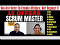 [𝐑𝐄𝐀𝐋 𝐖𝐎𝐑𝐋𝐃] scrum master interview questions and answers ⭐ agile interview questions⭐