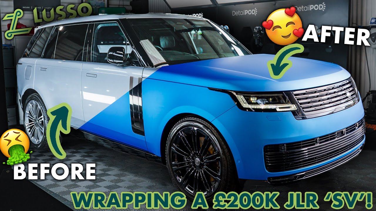 Wrapping a Brand New £200k Long Wheel Base Range Rover SV!