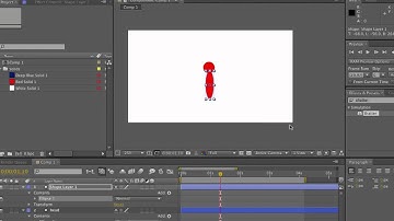 After Effects tutorial - shape layers, moving the anchor point