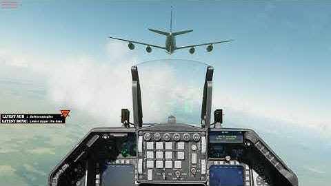 DCS: F-16 First Time Successful Air To Air Refueling