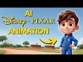 How to make ai generated disney pixar animations for free