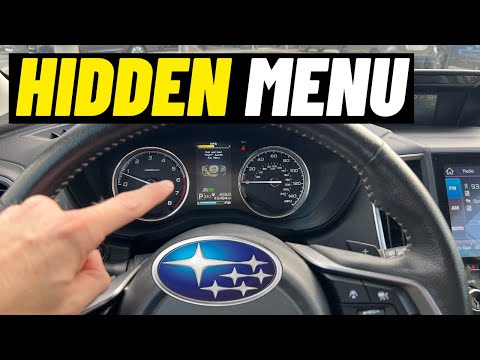 Hidden Vehicle Settings on the Subaru Forester and Subaru Crosstrek