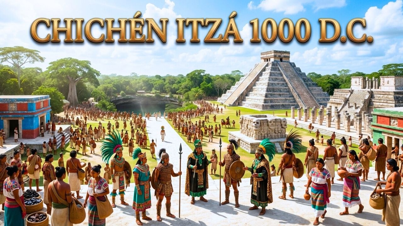 A HISTÓRIA COMPLETA DA CIVILIZAÇÃO MAIA EM 15 MINUTOS (RECONSTRUÇÃO POR IA)