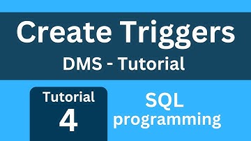 DMS sql programming - creating triggers tutorial 4