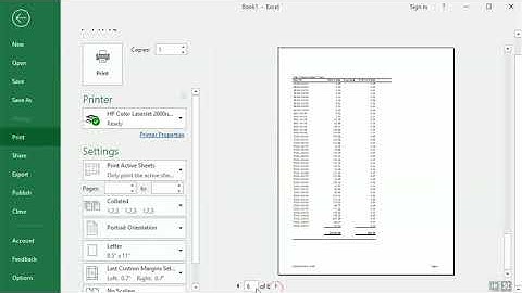 Printing Selected Rows or Columns on Every Page of an Excel Worksheet