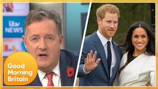 Piers Erupts at Prince Harry \& Meghan Markle's ‘Distasteful PR Stunt’ | Good Morning Britain