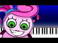 Poppy playtime  friday night funkin  mommytime  vs mommy long legs piano tutorial