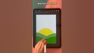 Make Your Art Glow in Procreate - Learn the Bloom Tool in Seconds! #shorts