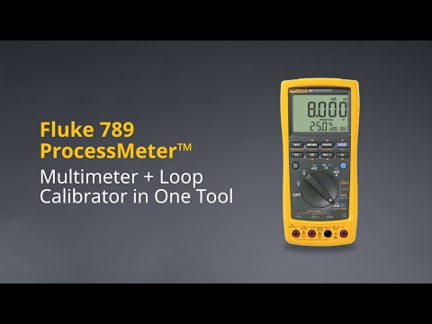 Fluke 789 ProcessMeter™ | Multimeter + Loop Calibrator in One Tool