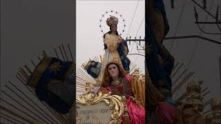 Procesión de Velas Virgen de Concepción Templo de San Francisco 7ma Avenida Guatemala 2023 #shorts