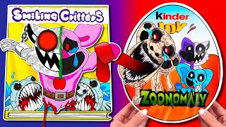 Rescue Zoonomaly Slime Cat Squishy In Magic Kinder Eggs 🐼😝DIY + ( Horror Squishy + Paper Play )