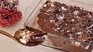 Mom's chocolate dessert , everyone will be shocked how tasty it’s !!