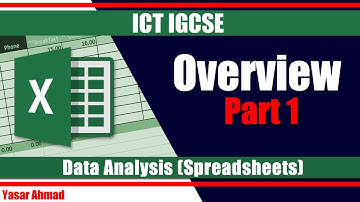 Spreadsheets Overview Part 1
