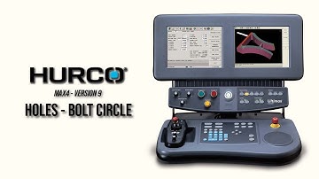 Part Programming Drill Bolt Circle - Max4 Version 9