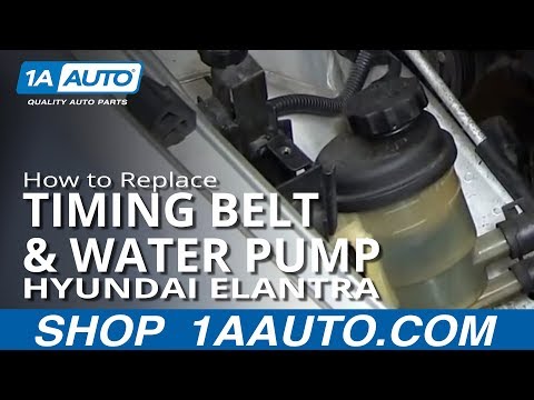 part-2---how-to-replace-timing-belt-and-water-pump-99-06-hyundai-elantra