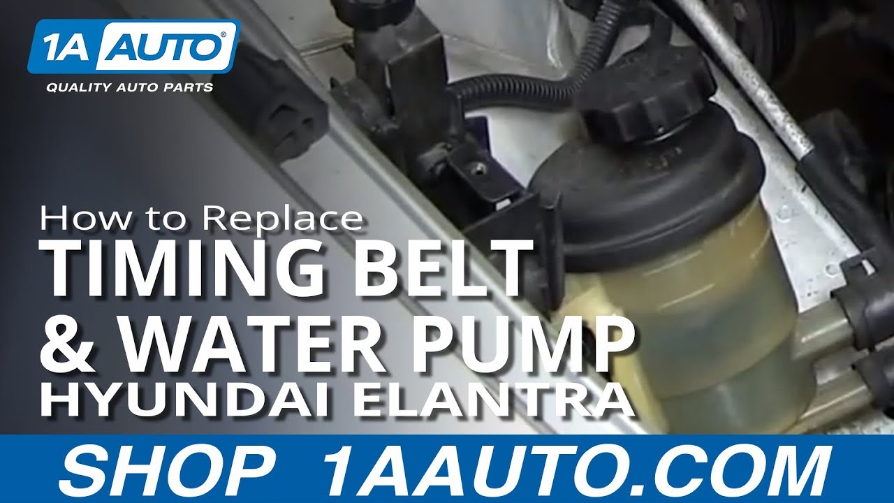 PART 2 How to Install Replace Timing Belt and Water Pump 