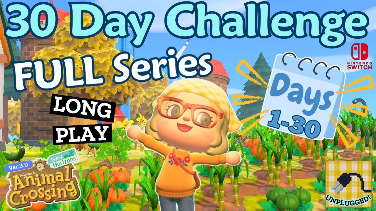 Unplugged Cozy ACNH Longplay Animal Crossing 3.0: Full 30 Day Island Challenge & Design Series 🍃