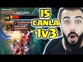 15 CANLA 1V3 😱 1250 AP 726 KARA HASAT 55 KILL GRAGAS JUNGLE!! 1 W İLE TEK! | Barış Can