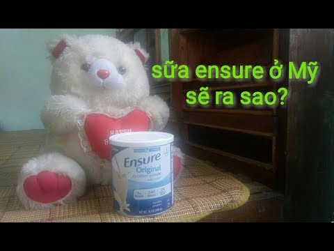 Video Phân biệt sữa Ensure Original Nutrition Powder xách... - youtube
