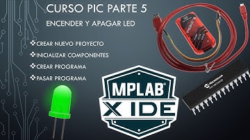 PIC18F parte: 5 Encender y apagar led con delay