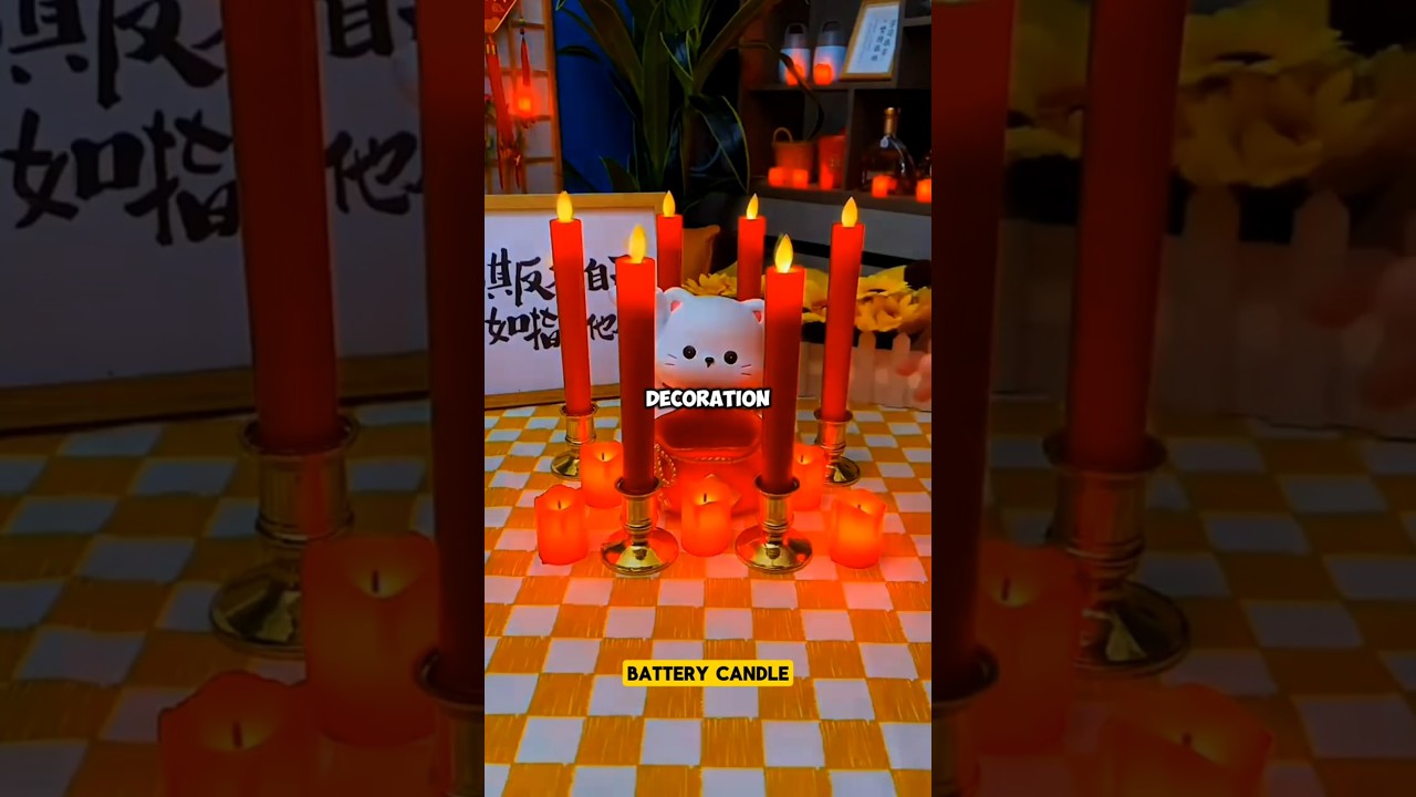 This Candle Looks Real But It’s 100% Flameless | Best flameless candles 2025