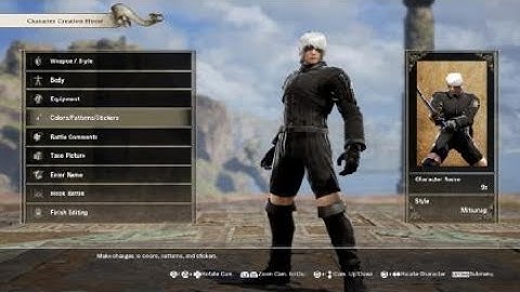 Sc6 9s Character creator guide