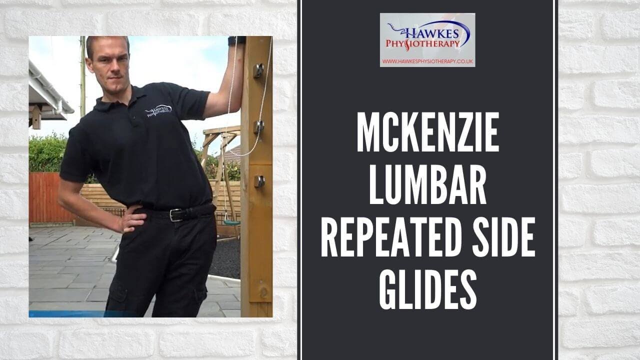 Mckenzie Lumbar repeated side glides For a Lateral Disc prolapse / bulge in the Lumbar spine