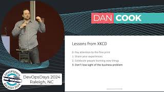 Dan Cook DevOpsDays Raleigh 2024