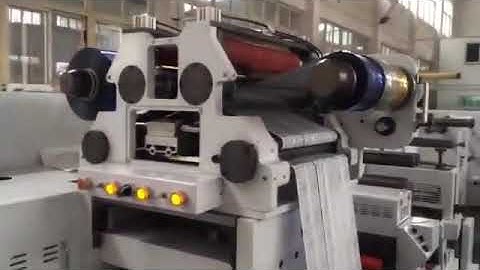 Modular Label Finishing Solution with Flat Hot Foil Flexo Printing and Semi Rotary Die Cutter