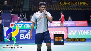 🔴LIVE - Moh Zaki Ubaidillah vs Eogene Ewe - Asian Games Badminton 2026 - live Reactions