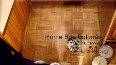 Home Boe Bot con medidor de ultrasonidos SRF05