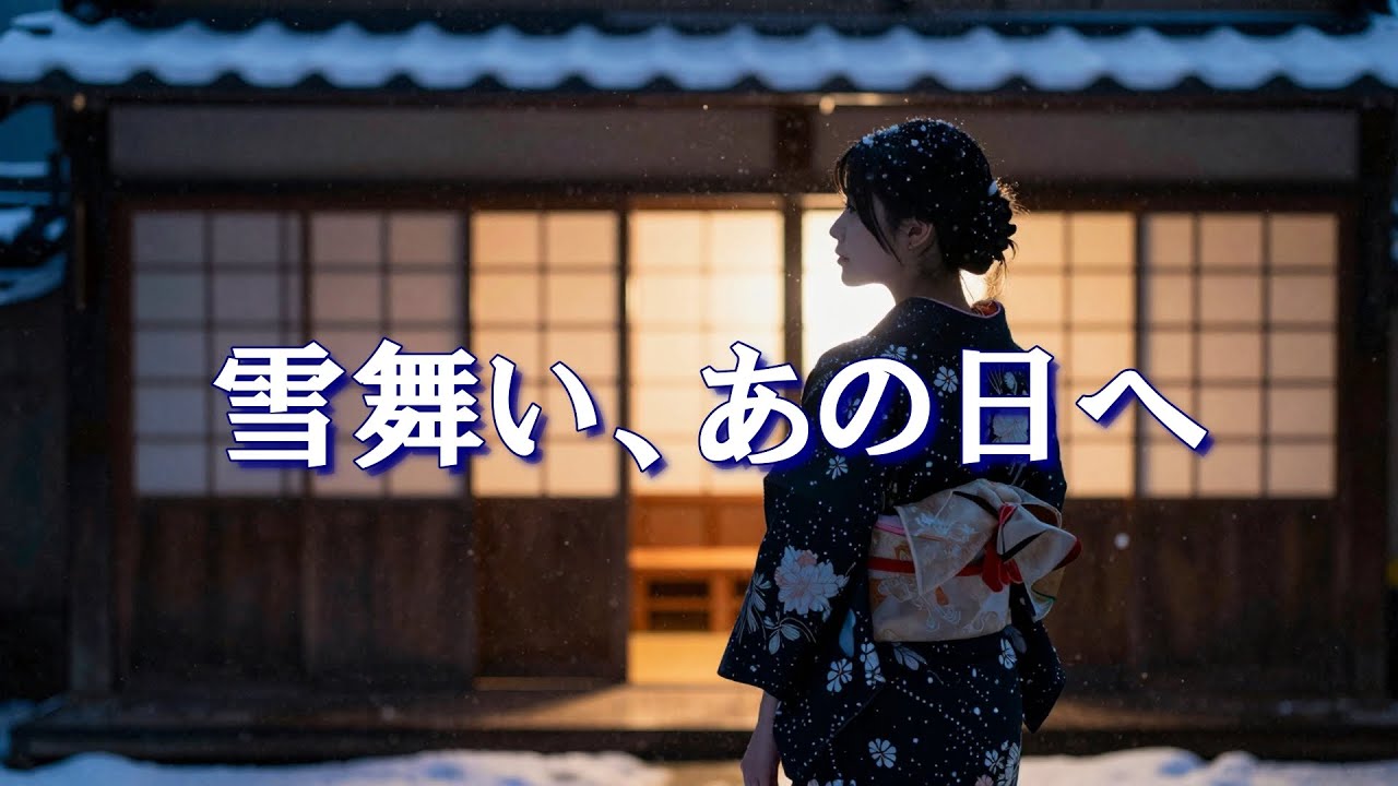 『雪舞い、あの日へ』🎵演歌バラード / Enka Ballad　切ない恋の歌