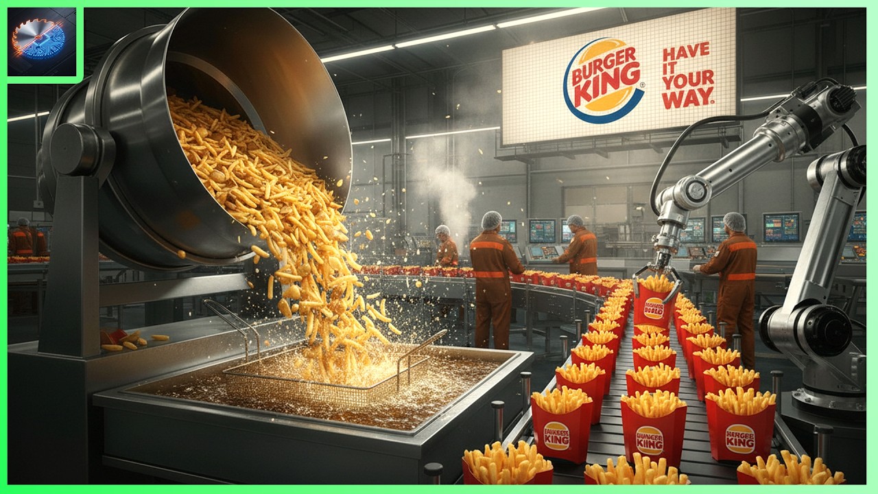 Inside the Fast Food System: How Burger King Makes Millions of Burgers Every Day (AI Reconstruction)