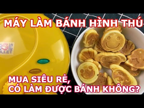 [100k mua hàng trên mạng] Máy làm bánh hình thú 168k trên Shopee Có làm được bánh không? | Foci