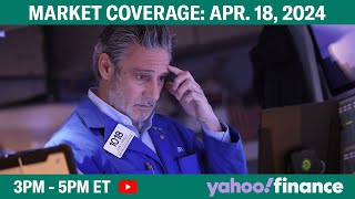 Stock market today: S&amp;P 500 slides for 5th straight day | April 18, 2024