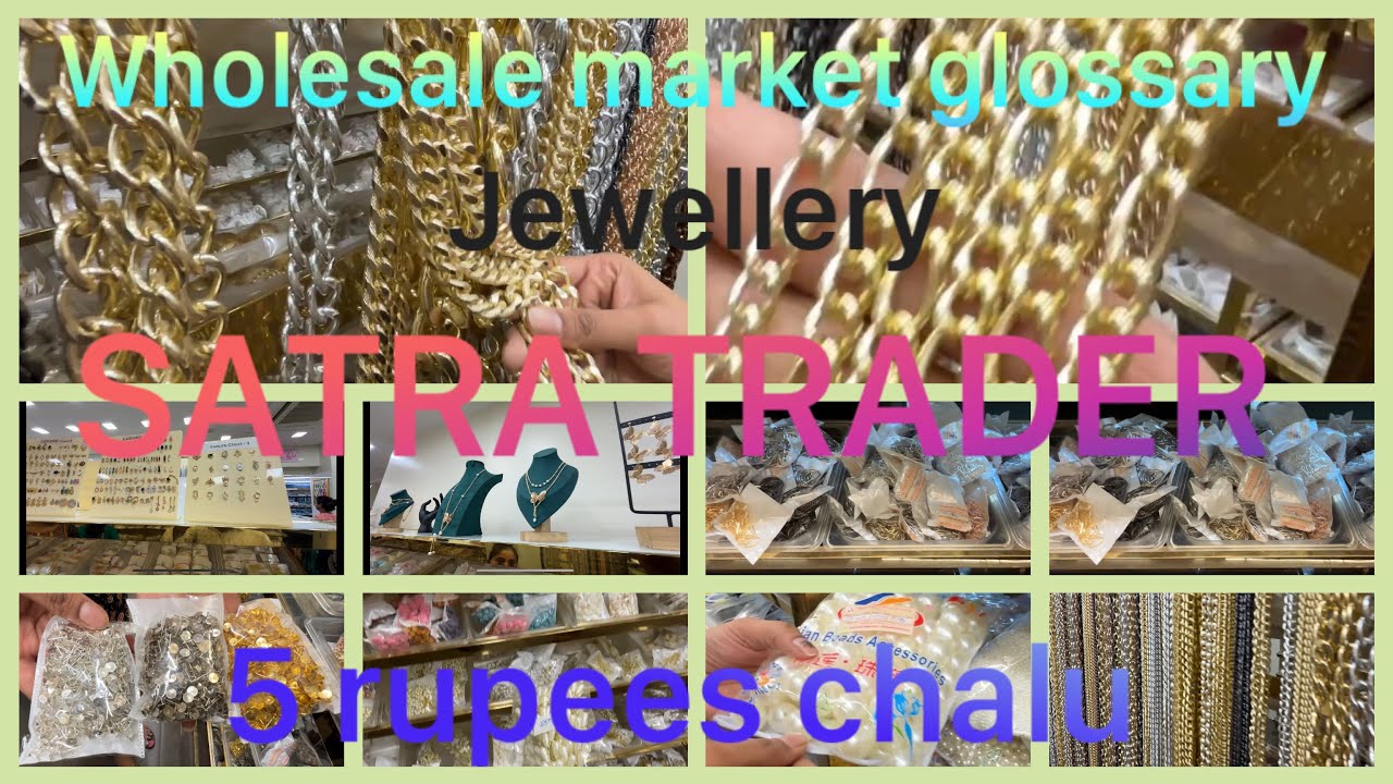Satra Traders/Jewellery Making Need Charms/Pendants,Chain,Jeweller Finding,wholesale Market mumbai