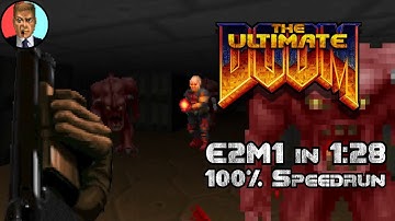 UV Max Speedrun of Doom E2M1 in 1:28