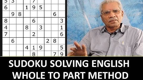 Sudoku Solving - English (Whole to Part Method) | Implicit Reality