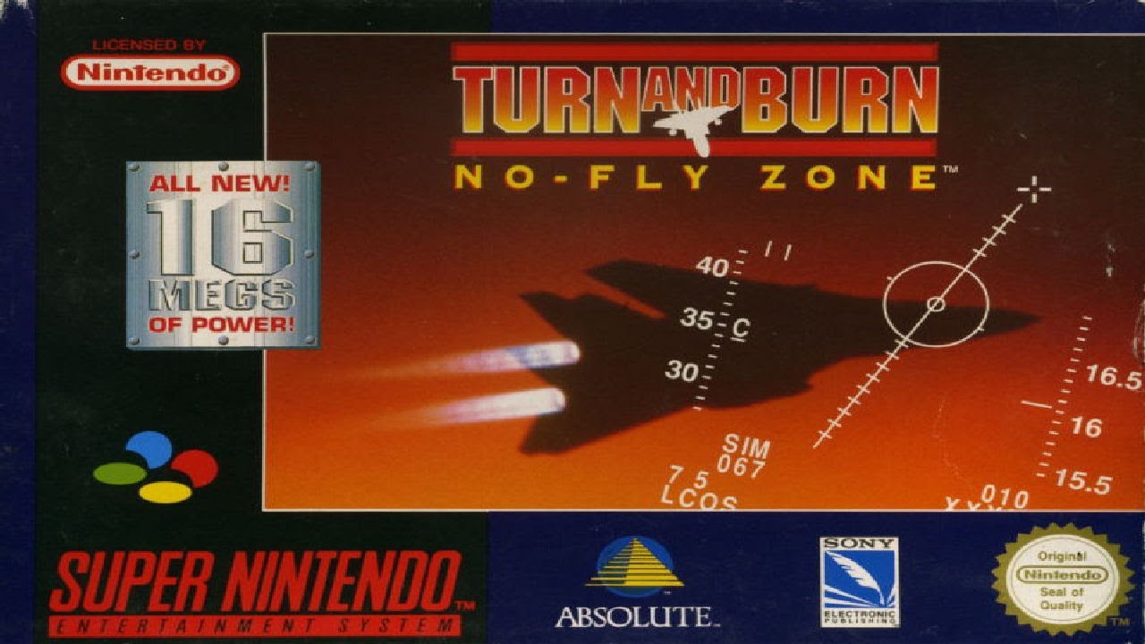 LIVE: Jogando Turn and Burn: No-Fly Zone do Super Nintendo 