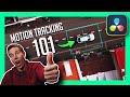 Basic motion tracking in davinci resolve 186  blackmagic fusion for beginners 2024