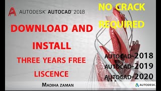 How To Get Free Auto-CAD 2018 For 3 Years Licence - Download & Install | Madiha zaman How To Get Free Auto-CAD 2018 For 3 Years Licence - Download & Install | Madiha zaman