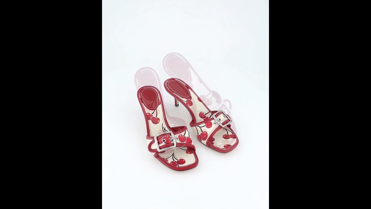 コーチ Margot Sandal With Cherry Print COACH® Outlet | Margot Sandal With Cherry Print