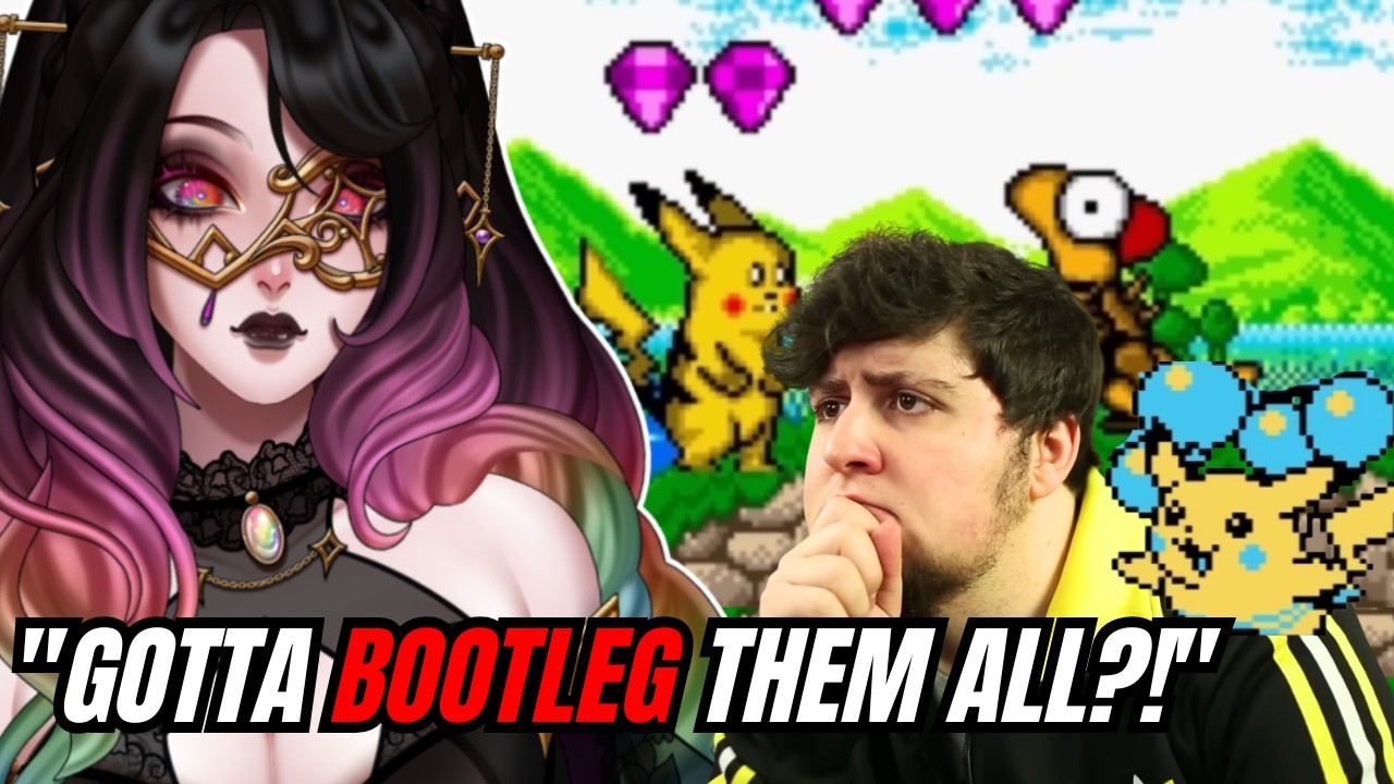 GOTTA BOOTLEG THEM ALL?! | Rainbow Reacts to Bootleg Pokémon Games by JonTron
