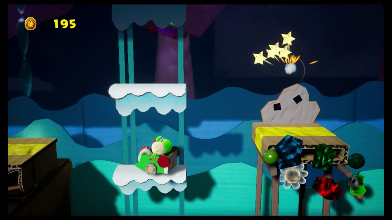 Yoshi's Crafted World MineCart Cave YouTube