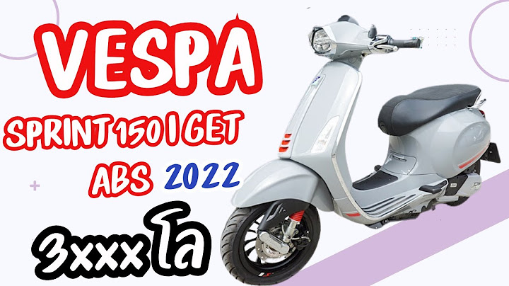 Vespa sprint 150 i-get abs ม อสอง ราคา